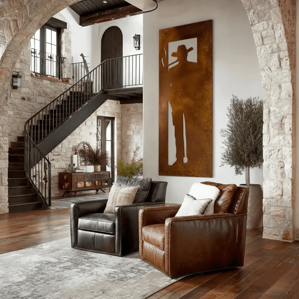 The Long Draw - Metal Wall Art - Oxide - Image 3