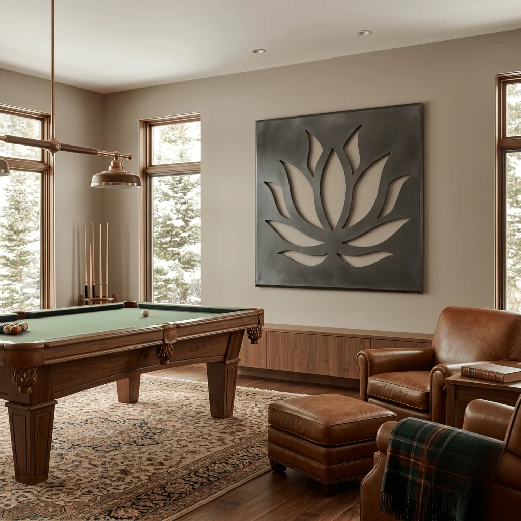 The Lotus - Metal Wall Art - Forge - Image 3