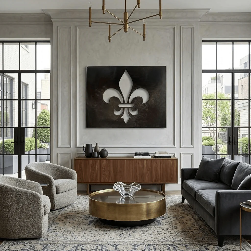 The Louisiana Fleur-de-lis - Metal Wall Art - Forge