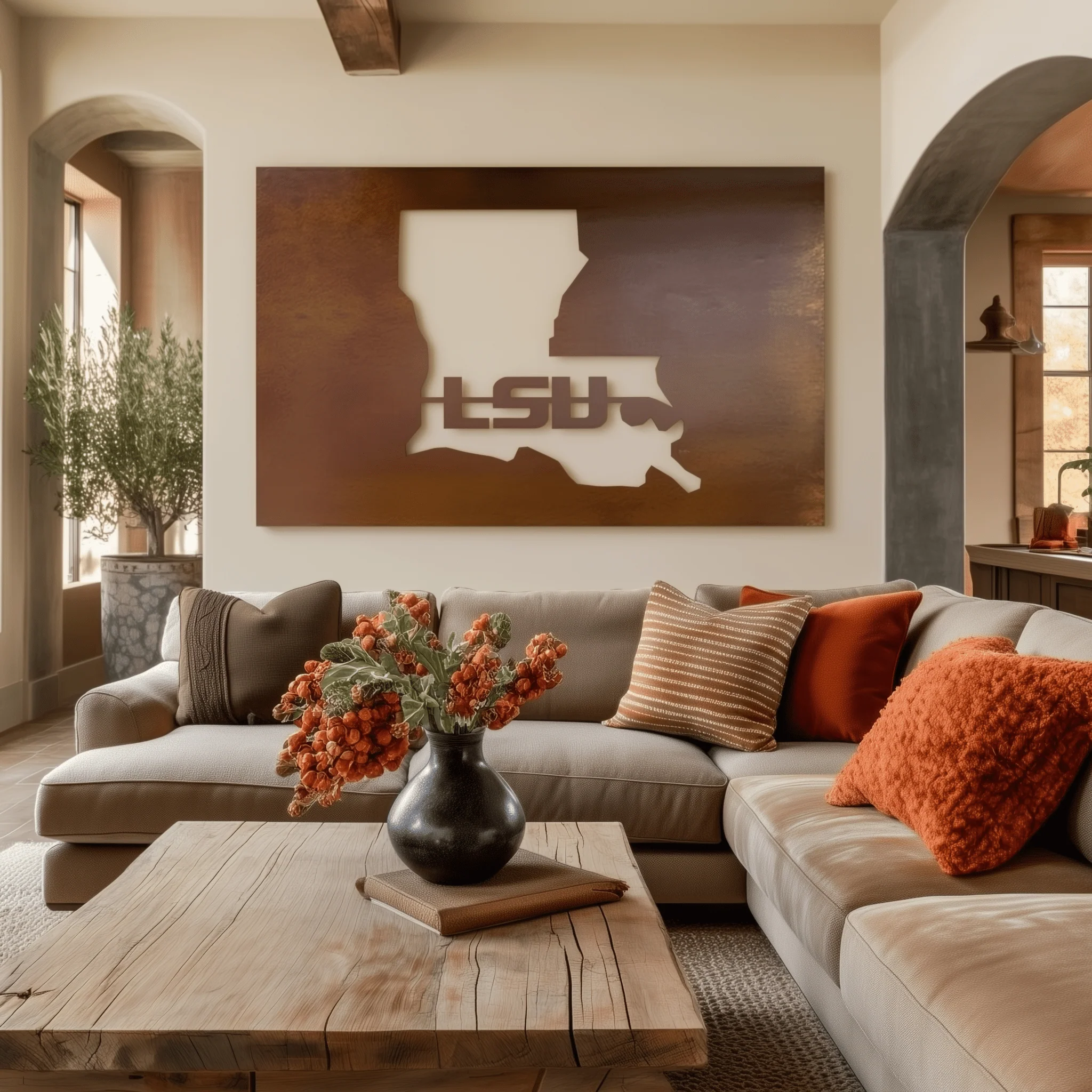 The Louisiana - Metal Wall Art - Landscape - Oxide - Image 2