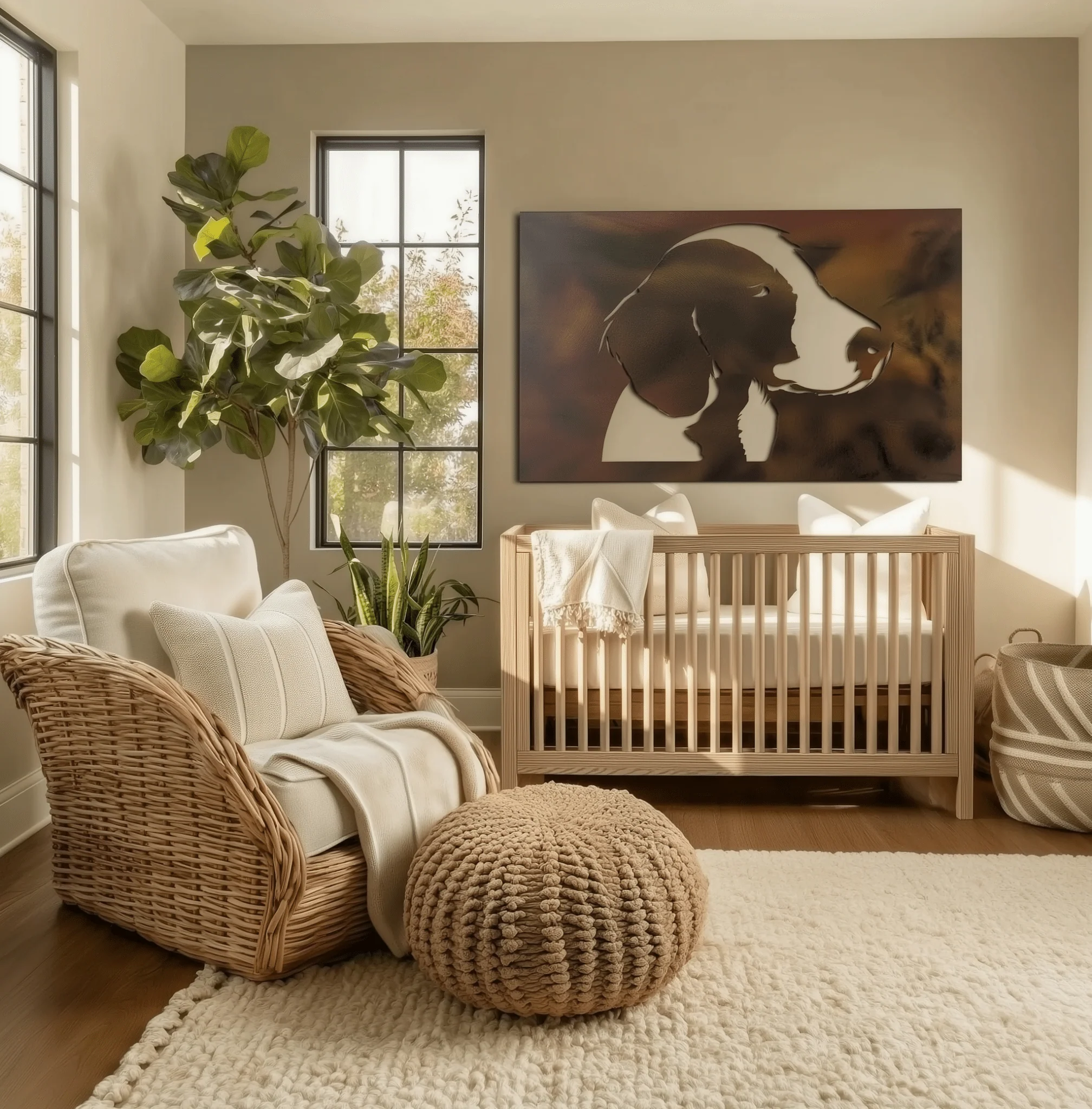 The Loyal - Metal Wall Art - Umber