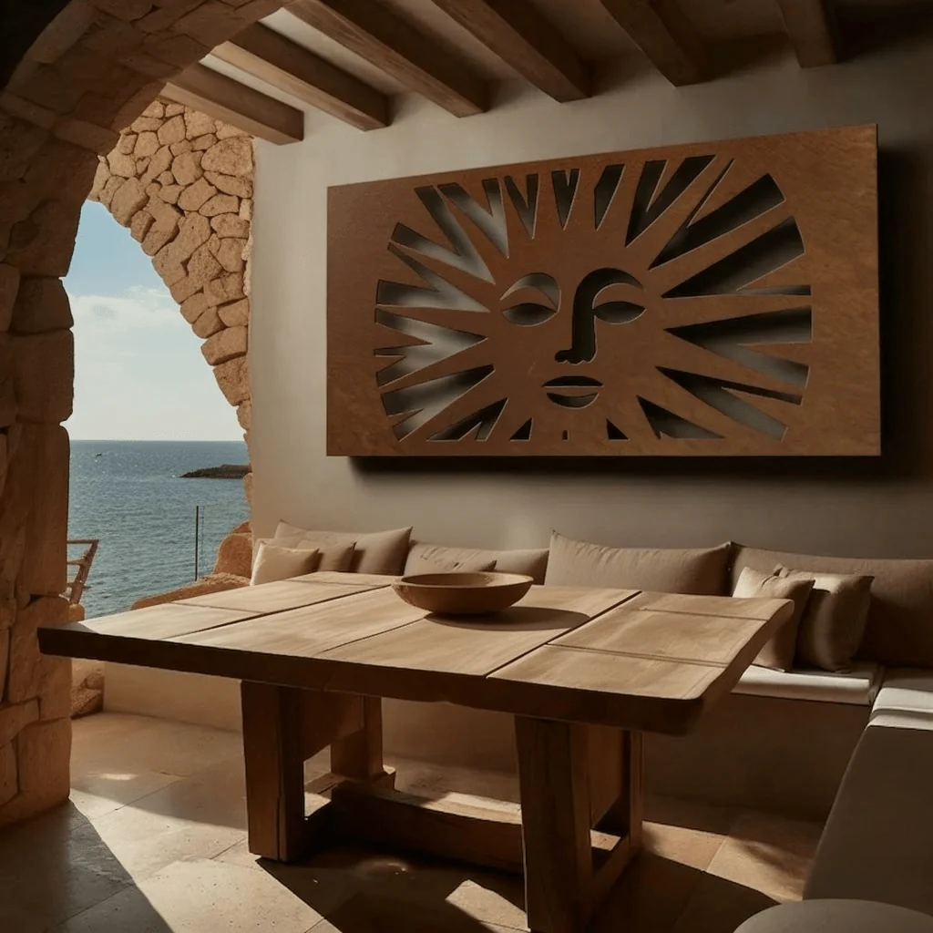 The Luz - Metal Wall Art - Oxide