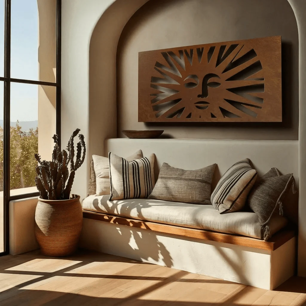 The Luz - Metal Wall Art - Oxide - Image 2