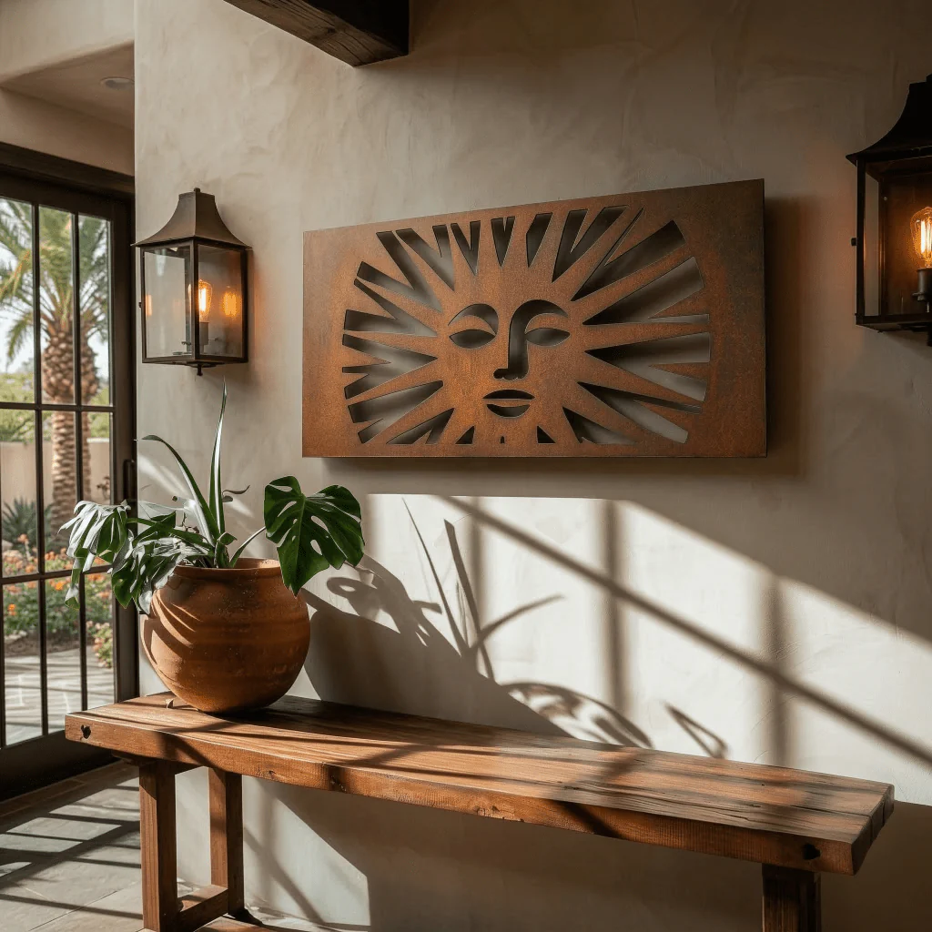 The Luz - Metal Wall Art - Oxide - Image 3