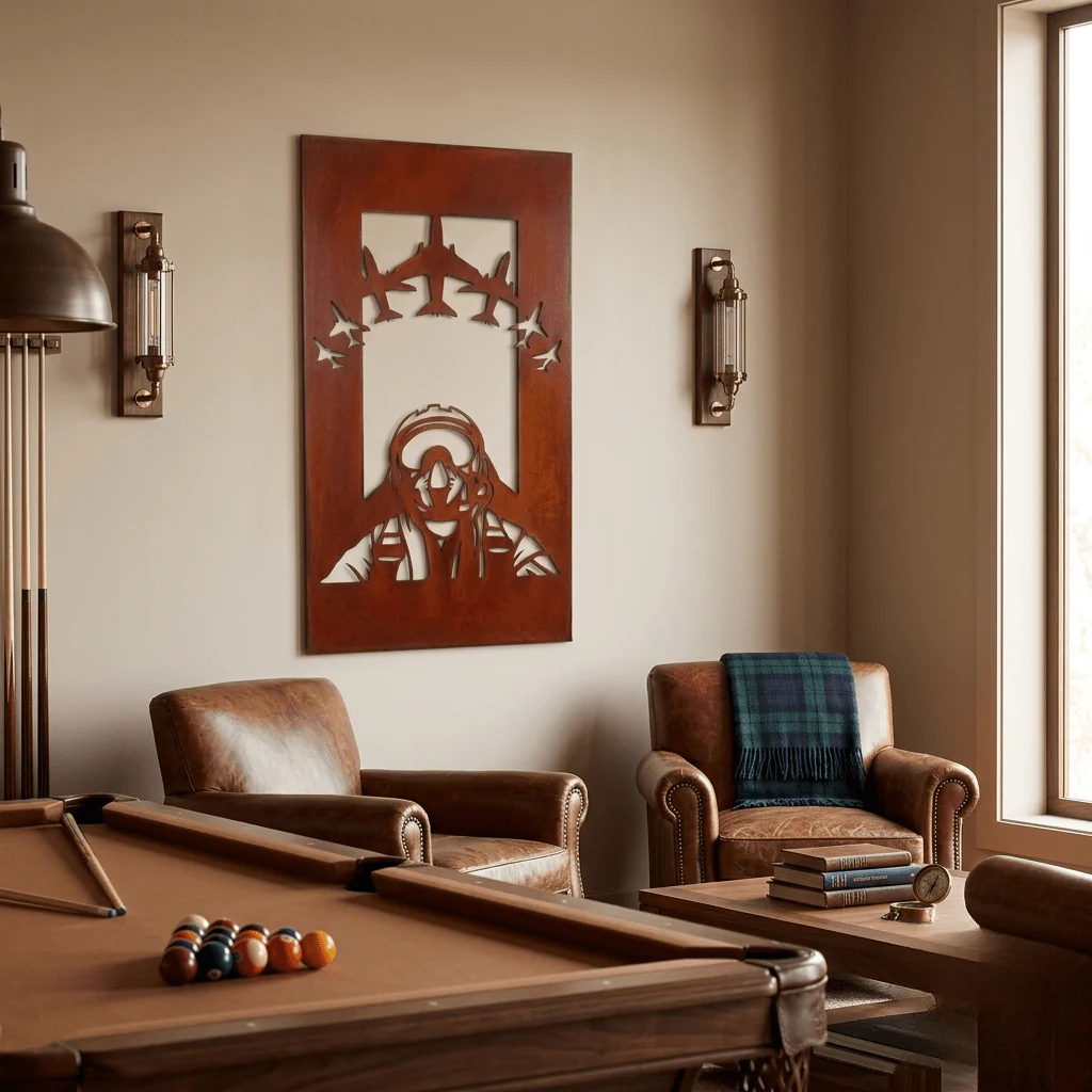 The Mach 1 - Metal Wall Art - Oxide - Image 3