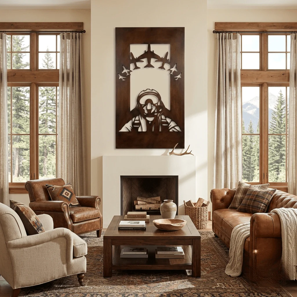 The Mach 1 - Metal Wall Art - Umber