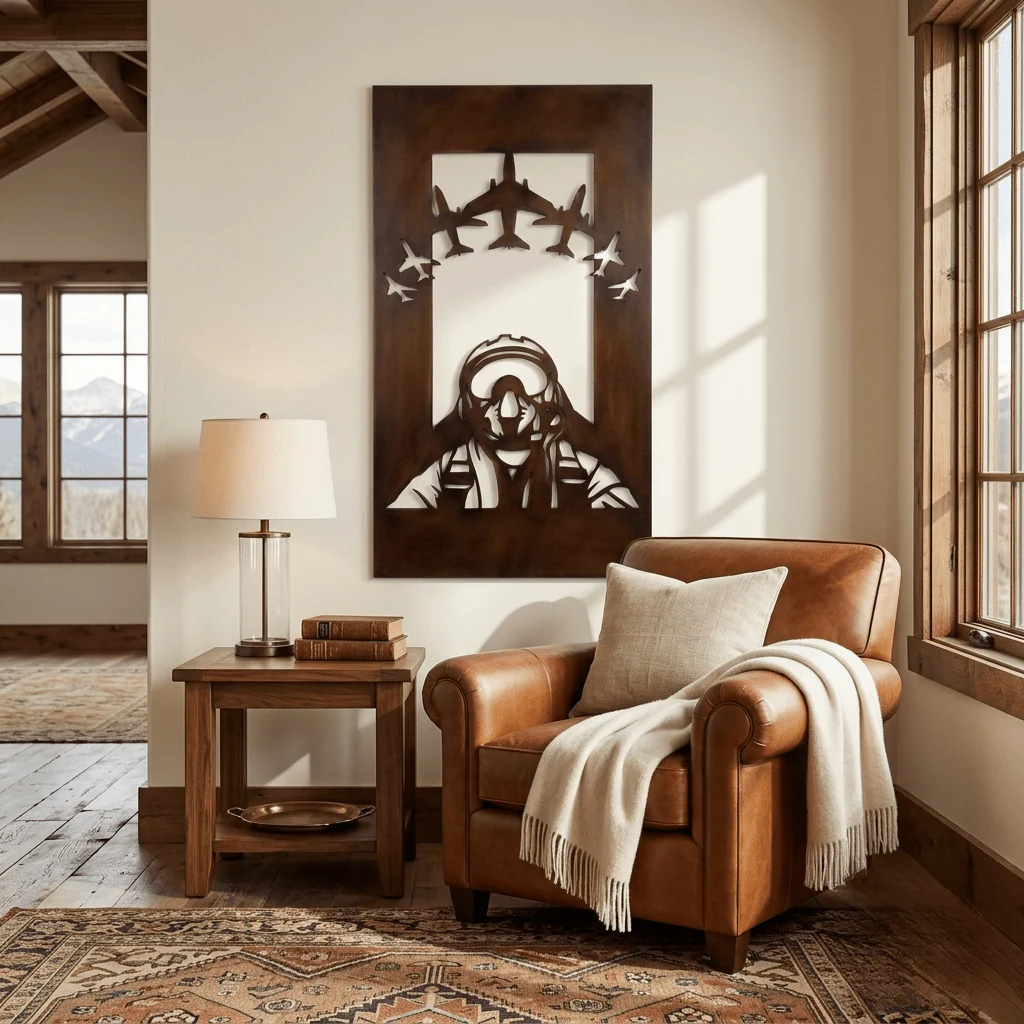 The Mach 1 - Metal Wall Art - Umber - Image 3