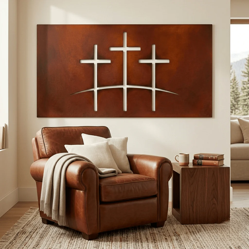 The Man of Sorrows - Metal Wall Art - Oxide