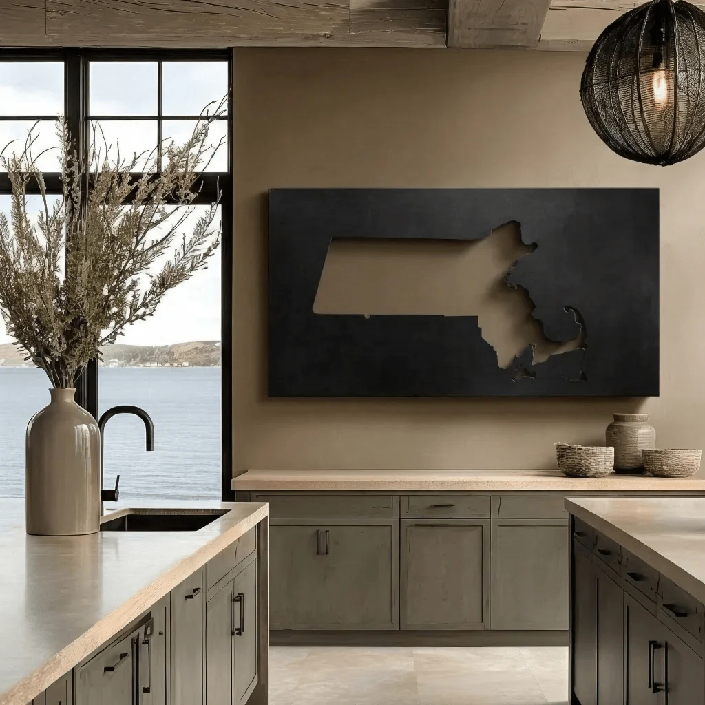 The Massachusetts - Metal Wall Art - Forge - Image 2