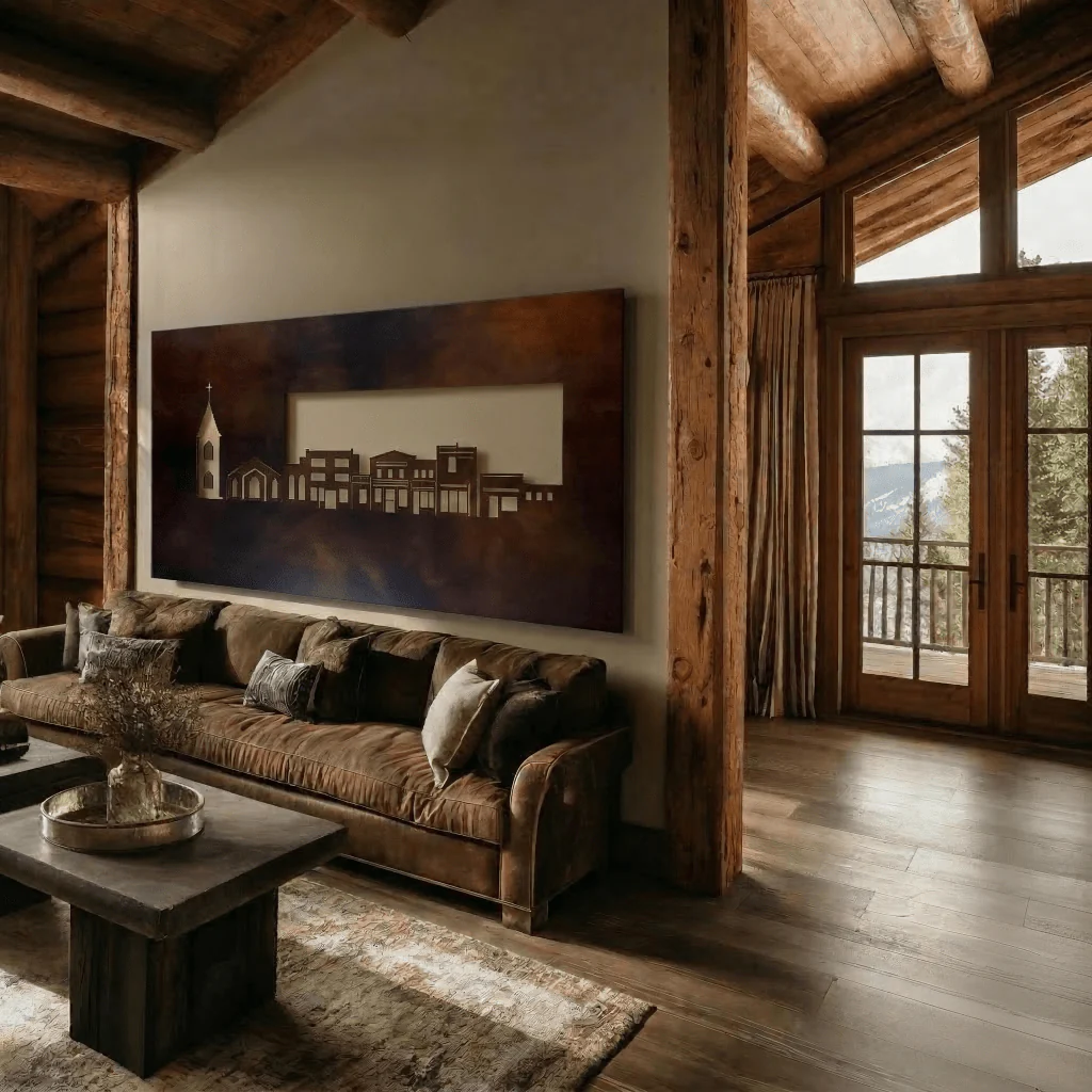 The Missionline - Metal Wall Art - Umber