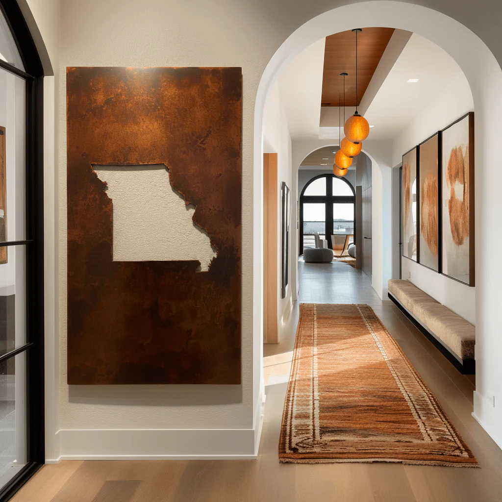 The Missouri - Metal Wall Art - Oxide - Image 2