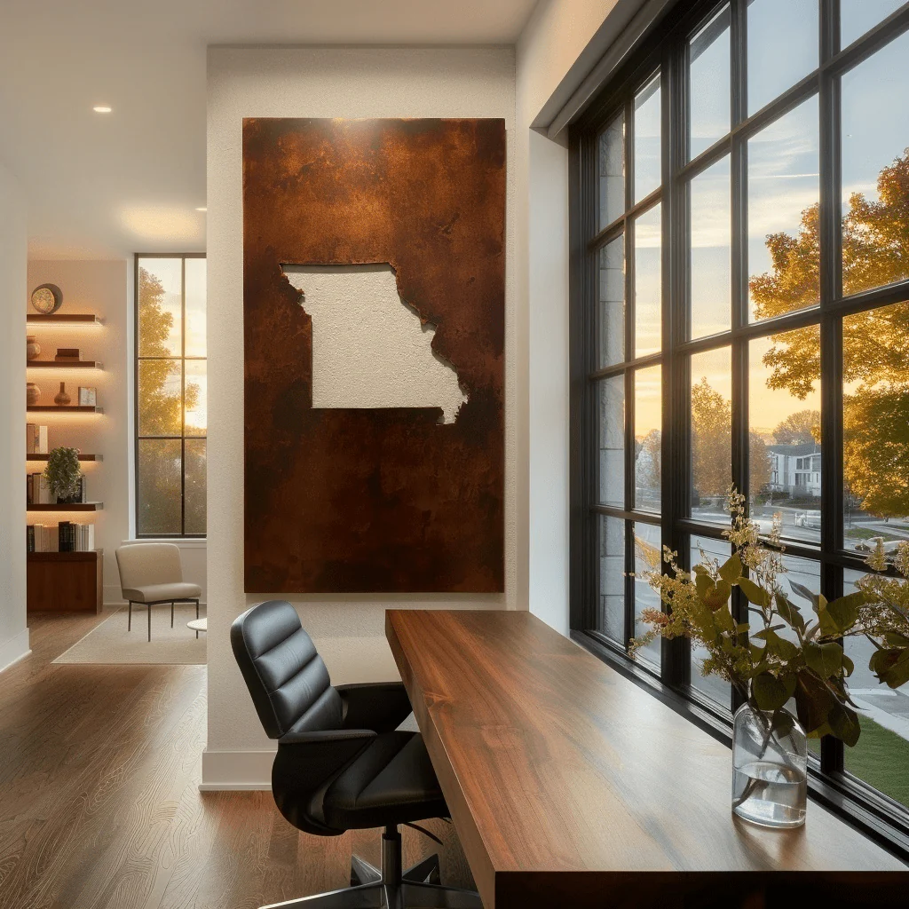 The Missouri - Metal Wall Art - Oxide - Image 3