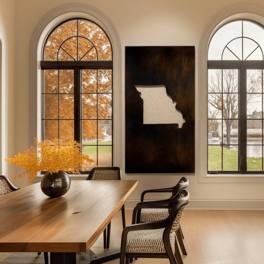 The Missouri - Metal Wall Art - Umber - Image 2