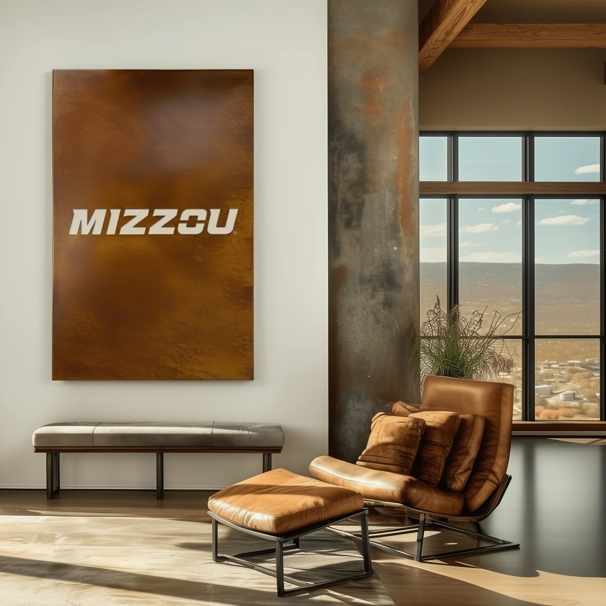 The Mizzou - Wall Art - Portrait - Oxide