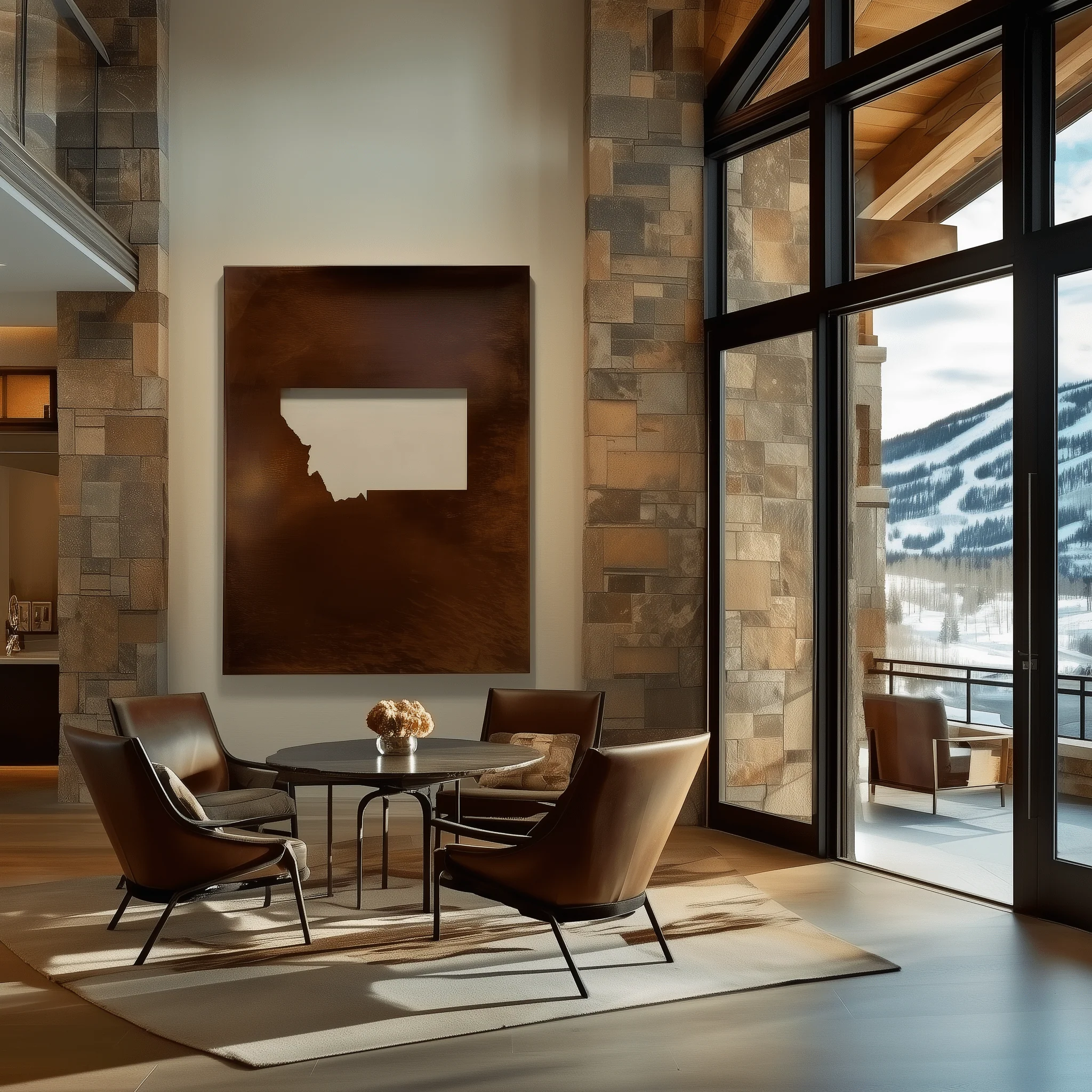 The Montana - Metal Wall Art - Oxide