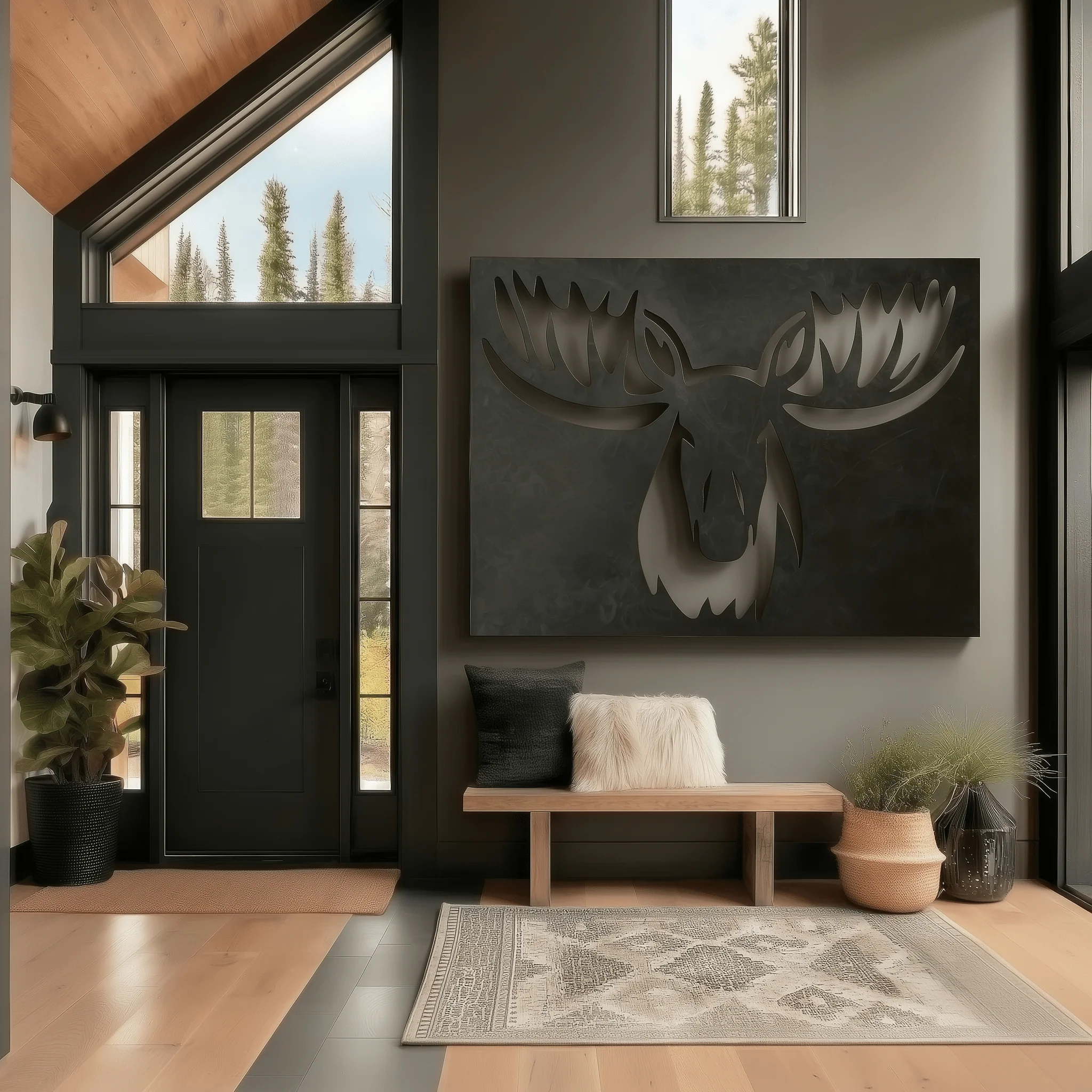 The Moose - Metal Wall Art - Forge