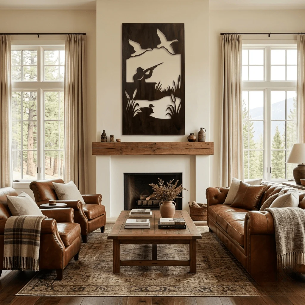 The Morning Flight - Metal Wall Art - Umber - Image 3