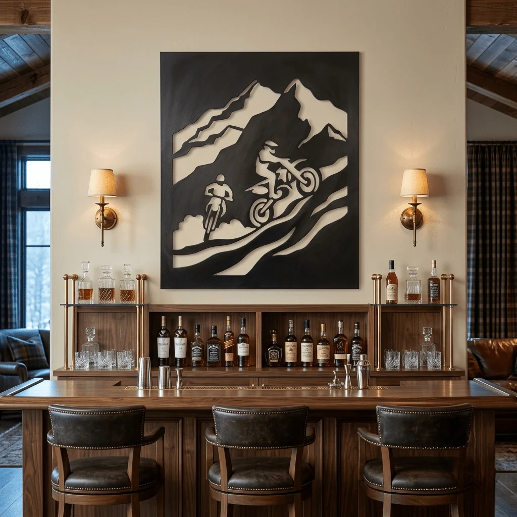The Motocross Summit - Metal Wall Art - Forge