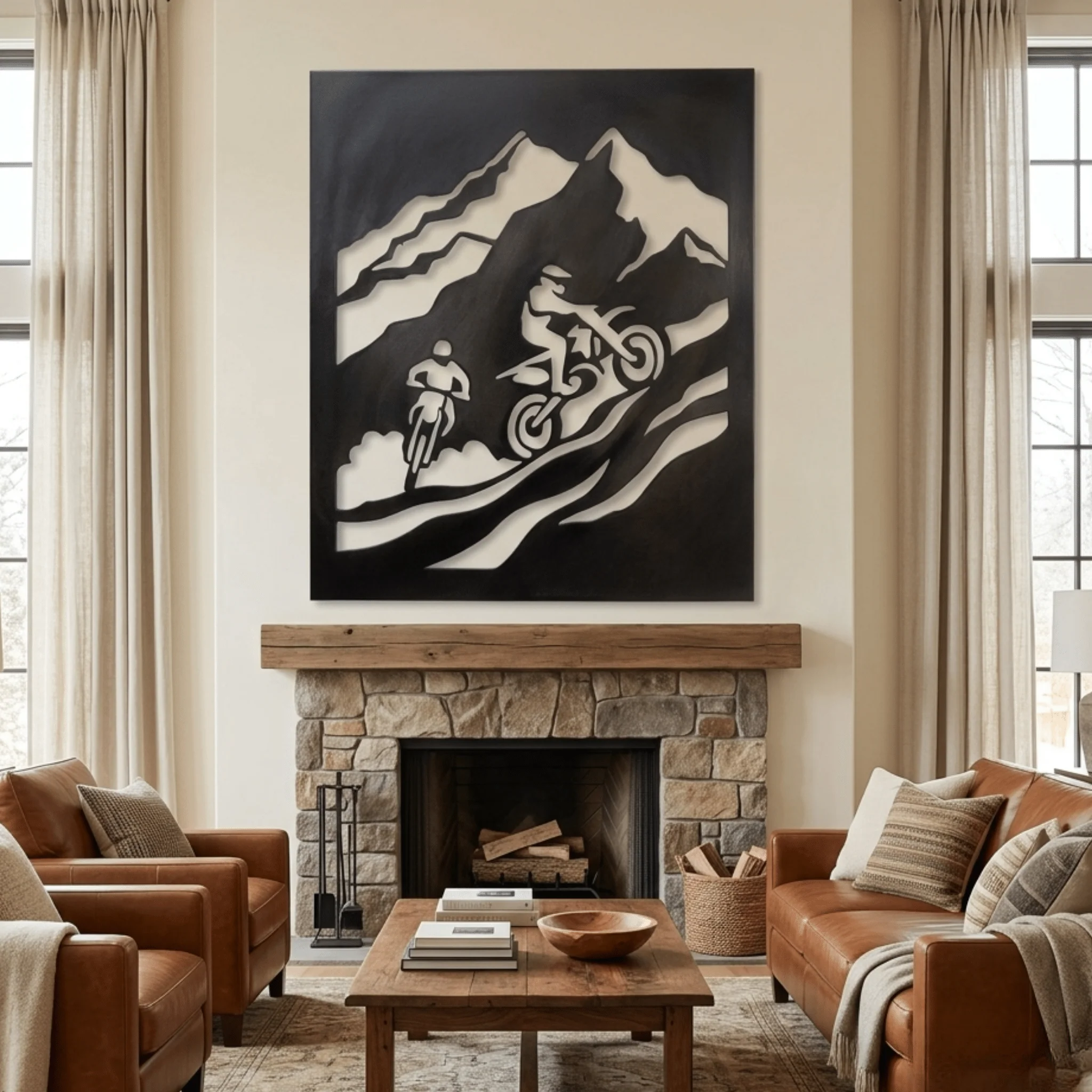 The Motocross Summit - Metal Wall Art - Forge - Image 3