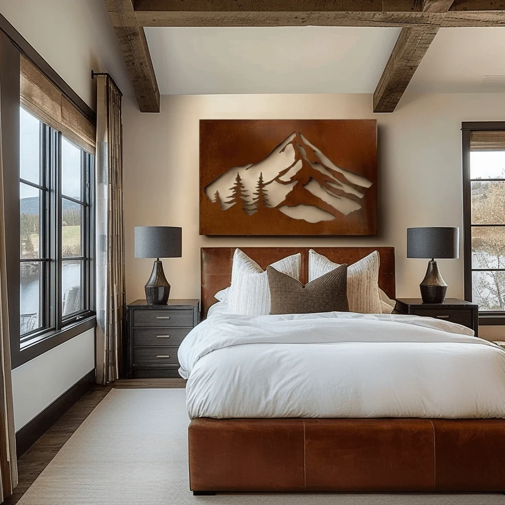 The Mount Hood - Metal Wall Art - Oxide - Image 3