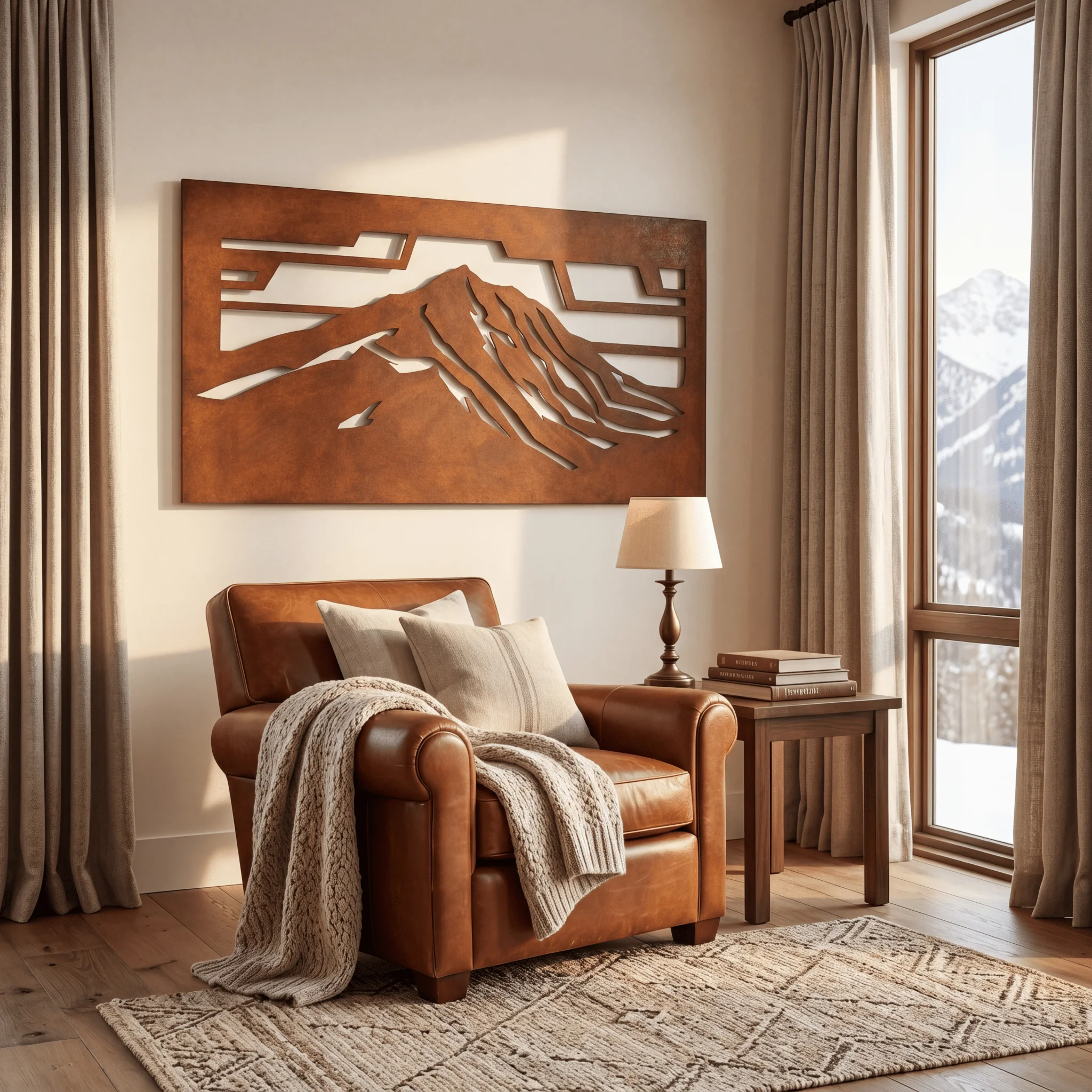 The Mount Katahdin - Metal Wall Art - Oxide - Image 3