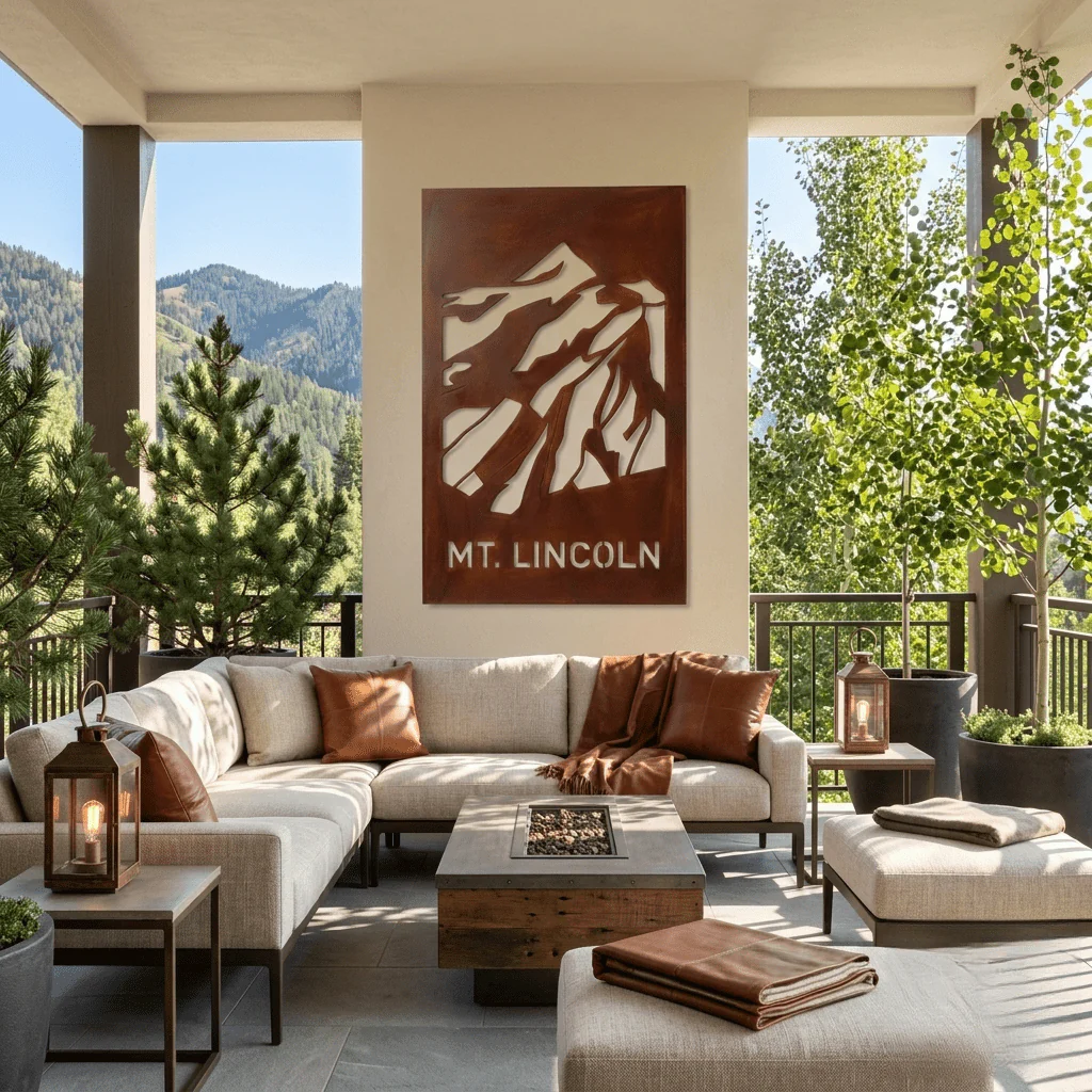 The Mount Lincoln - Metal Wall Art - Oxide - Image 4