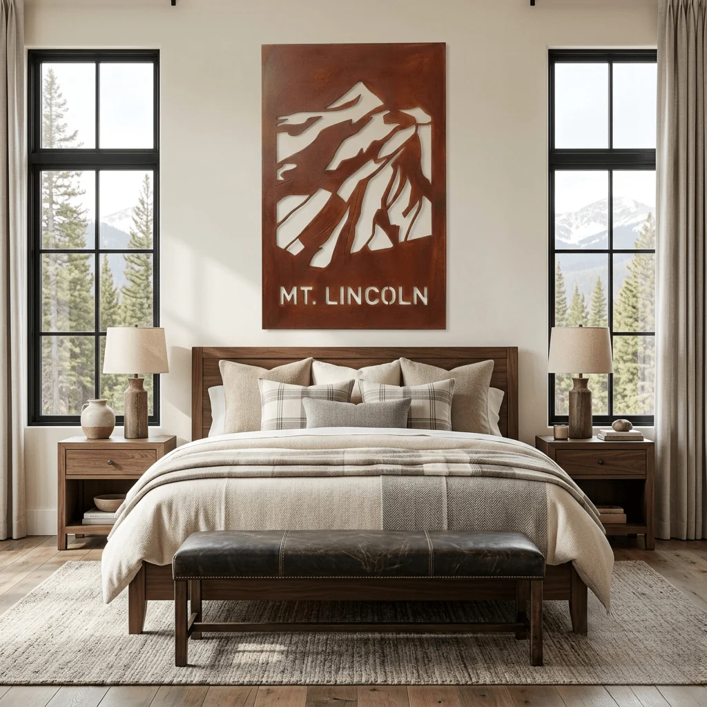 The Mount Lincoln - Metal Wall Art - Oxide - Image 5