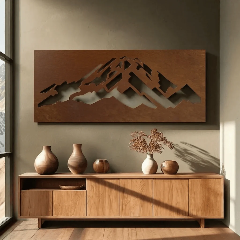The Mount Rainier - Metal Wall Art - Oxide - Image 2