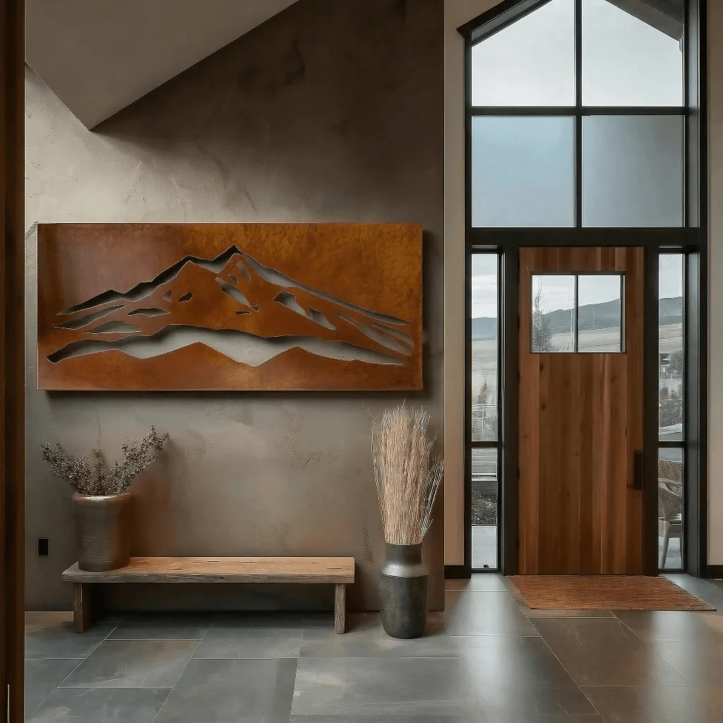 The Mount Shasta - Metal Wall Art - Oxide - Image 2