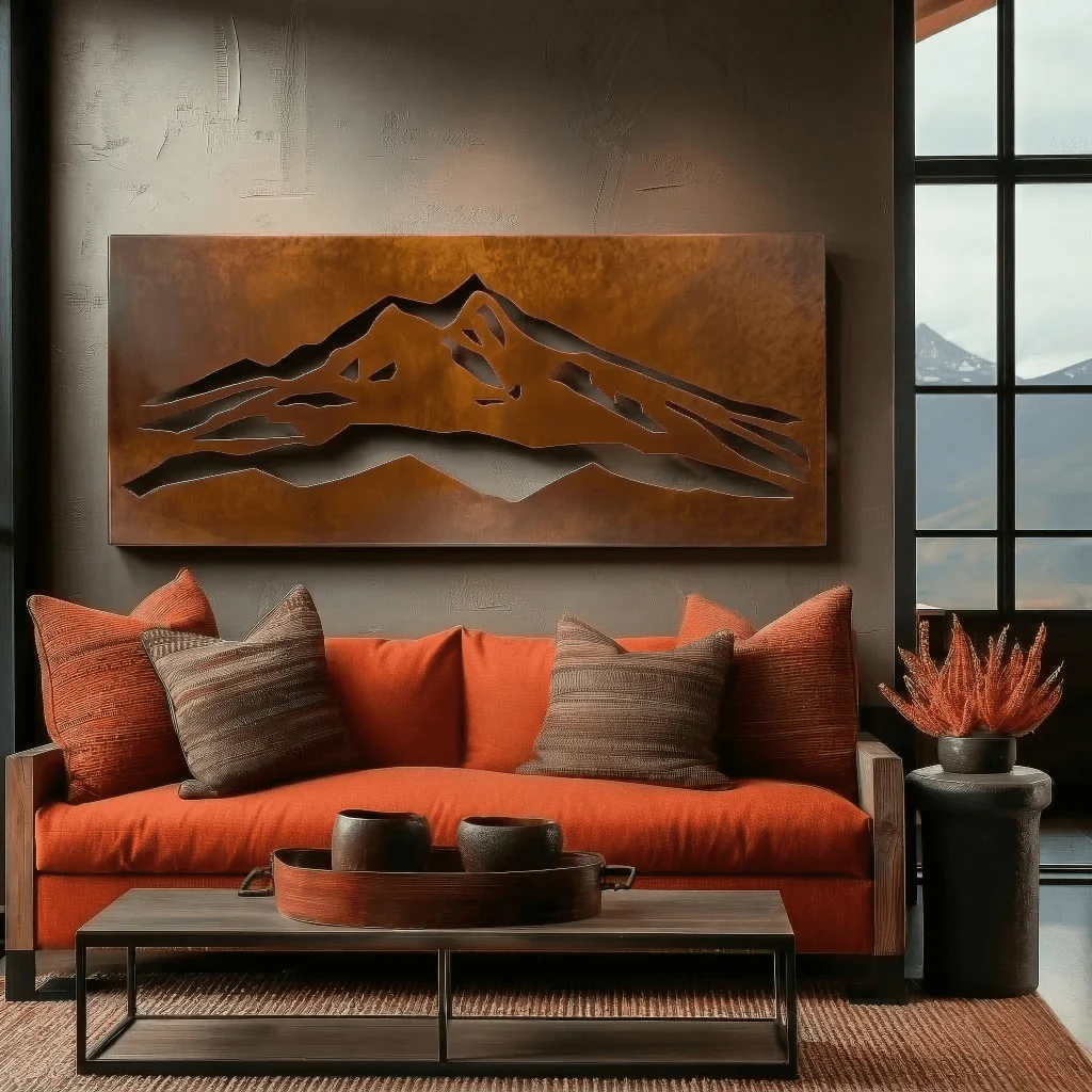 The Mount Shasta - Metal Wall Art - Oxide - Image 3