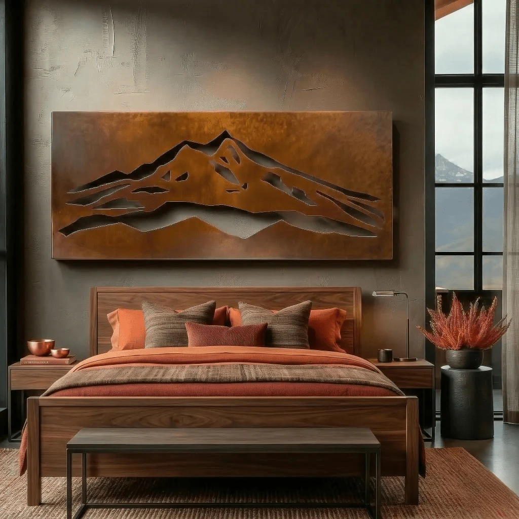 The Mount Shasta - Metal Wall Art - Oxide - Image 4