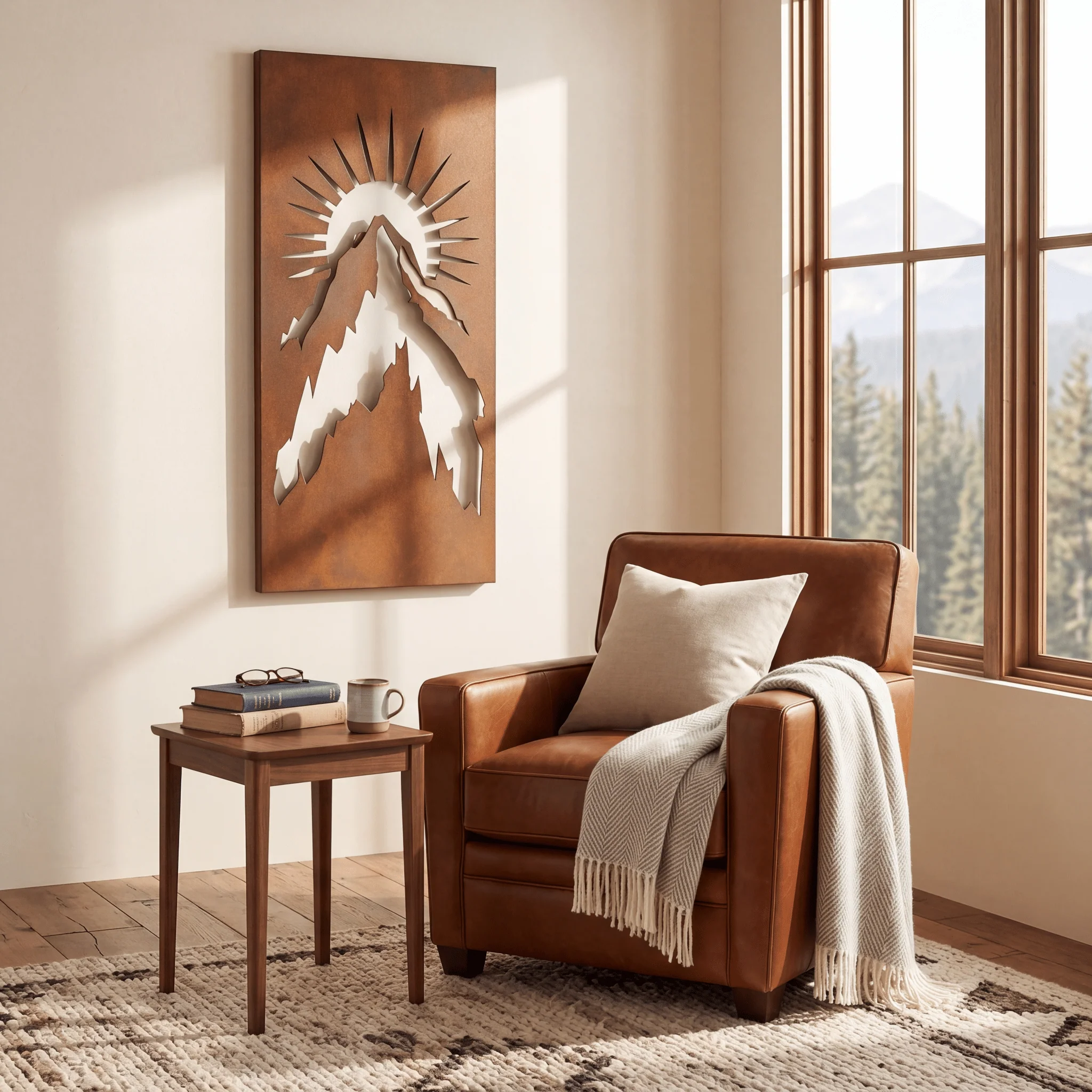 The Mount Whitney - Metal Wall Art - Oxide - Image 2