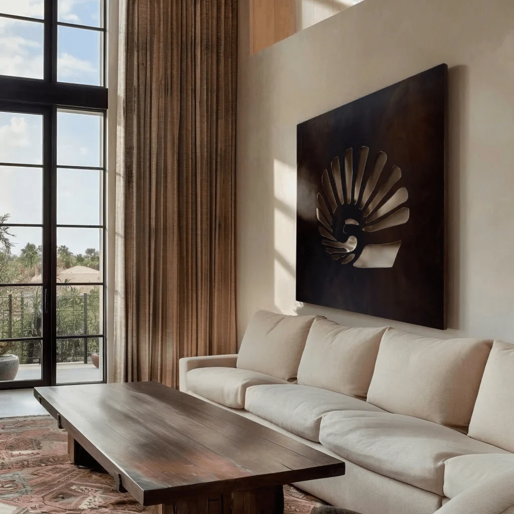 The Nautilus - Metal Wall Art - Umber - Image 3