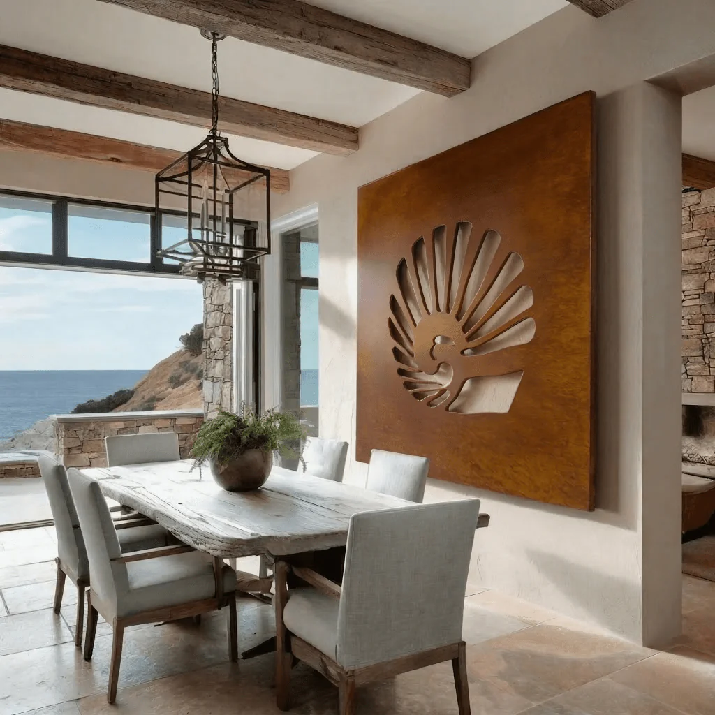 The Nautilus - Metal Wall Art - Oxide - Image 3