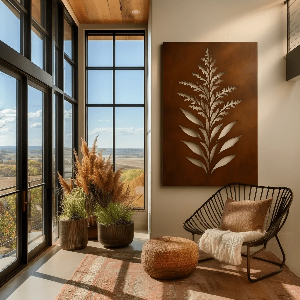 The Nebraska Goldenrod - Metal Wall Art - Oxide - Image 3