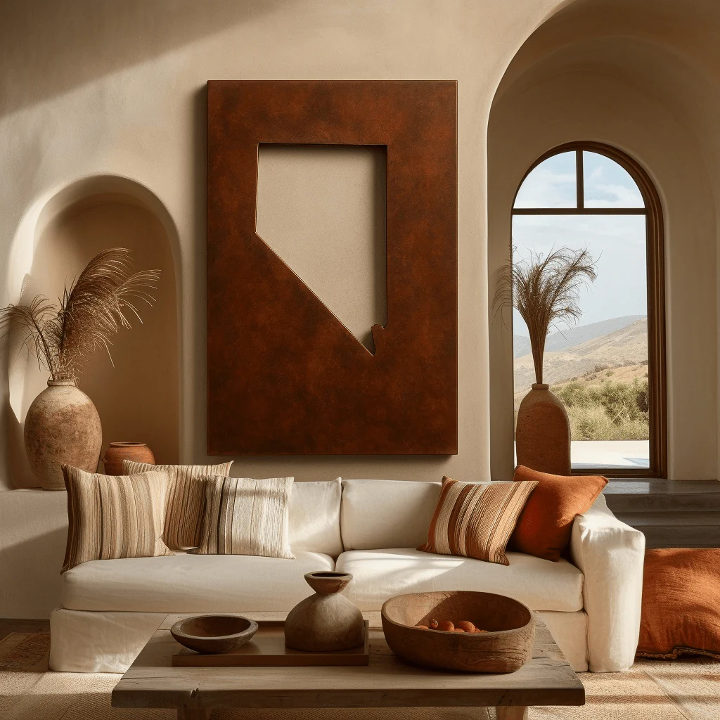 The Nevada - Metal Wall Art - Oxide