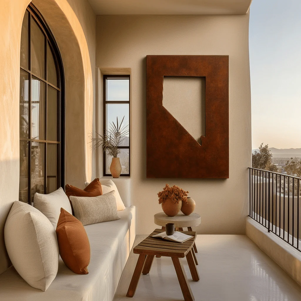 The Nevada - Metal Wall Art - Oxide - Image 2