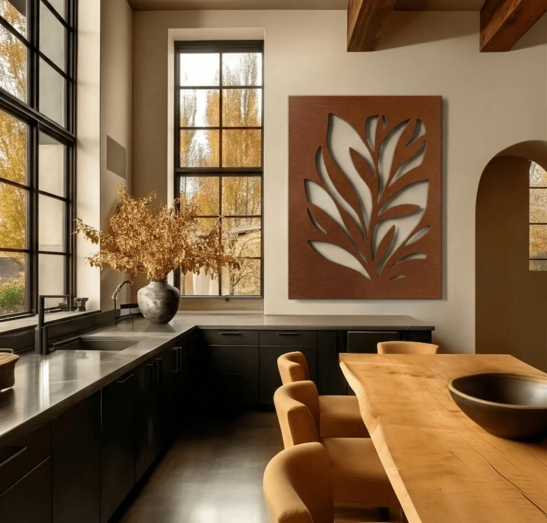 The Nevada Sagebrush - Metal Wall Art - Oxide
