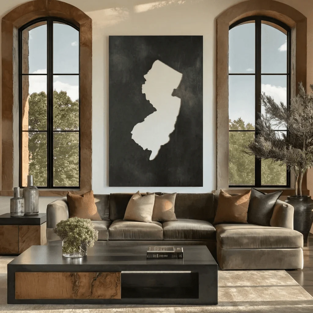 The New Jersey - Metal Wall Art - Forge