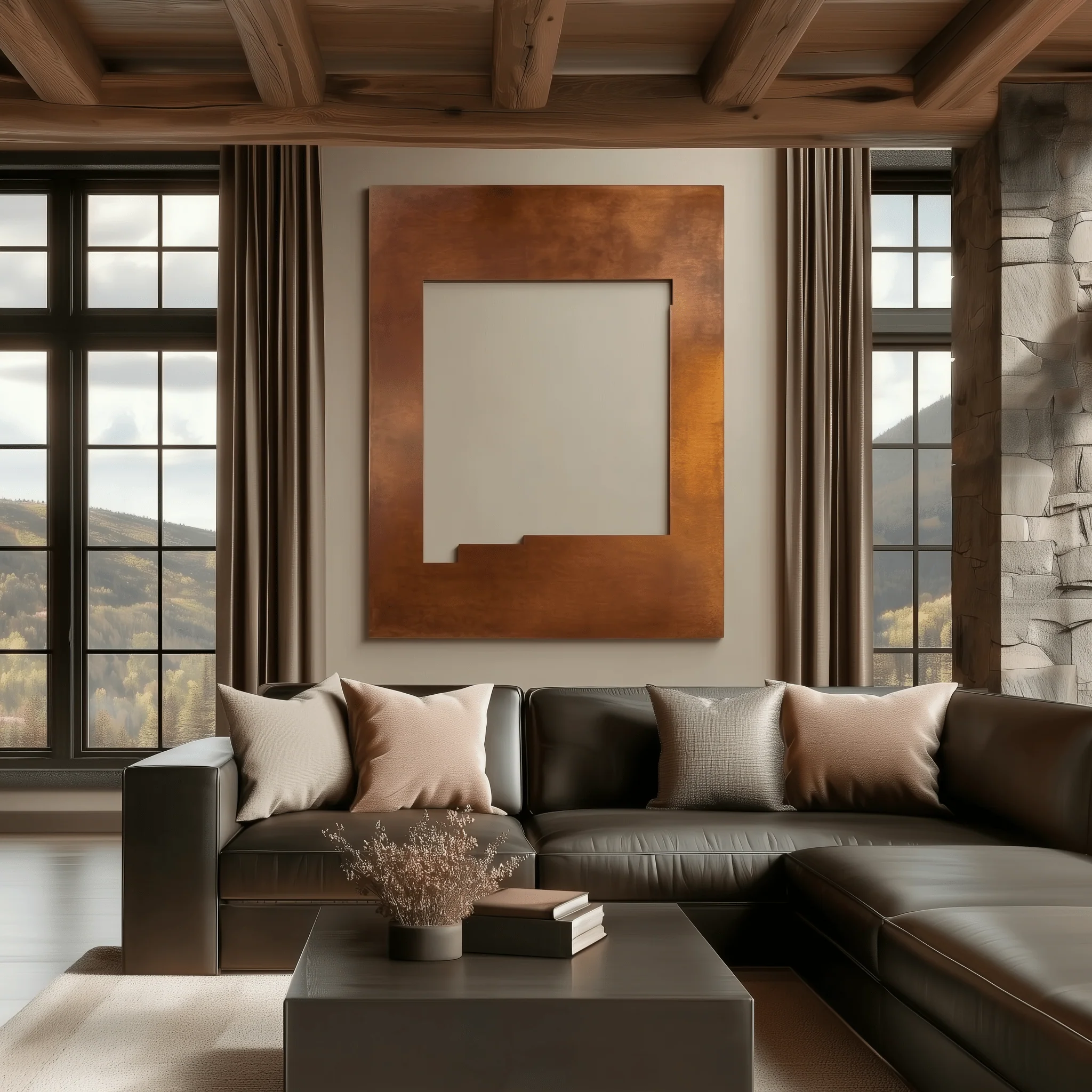 The New Mexico - Metal Wall Art - Oxide