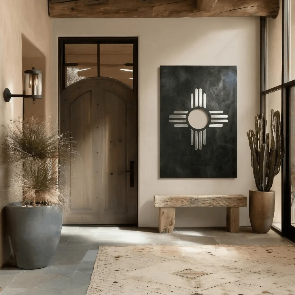 The New Mexico Zia Sun - Metal Wall Art - Forge