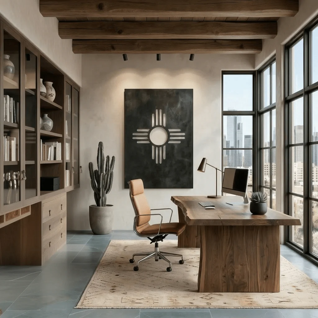 The New Mexico Zia Sun - Metal Wall Art - Forge - Image 2
