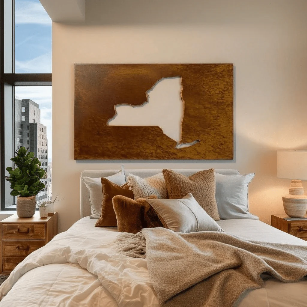 The New York - Metal Wall Art - Oxide