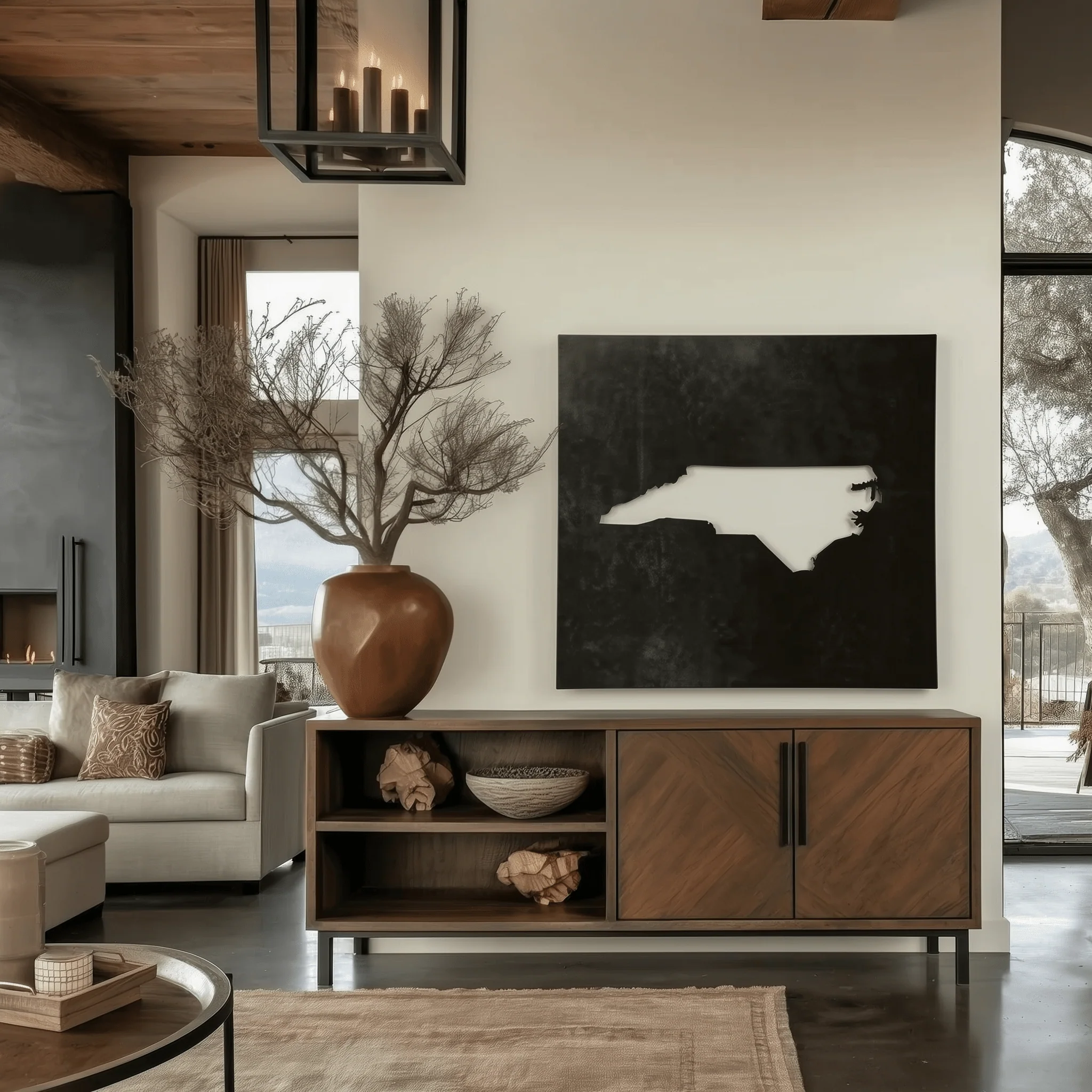 The North Carolina - Metal Wall Art - Forge