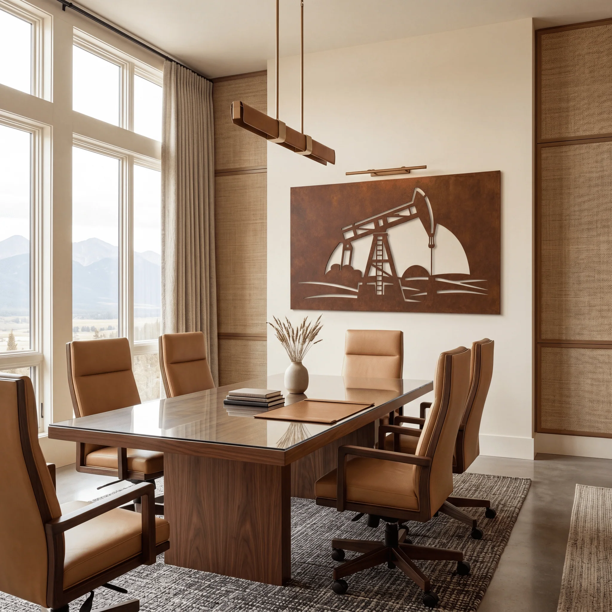 The Oil Well - Metal Wall Art - Oxide - Image 3