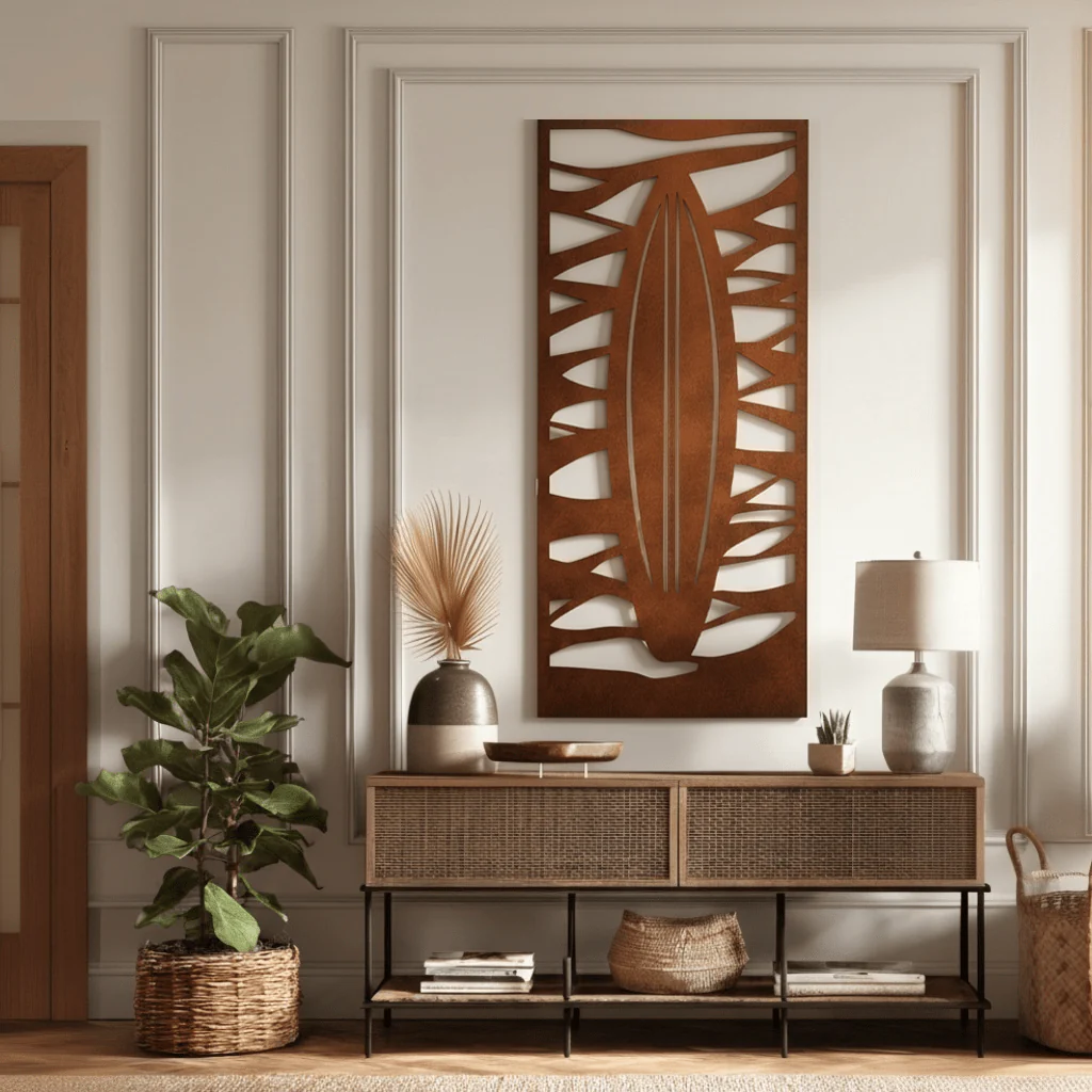 The Paddleboard - Metal Wall Art - Oxide - Image 2