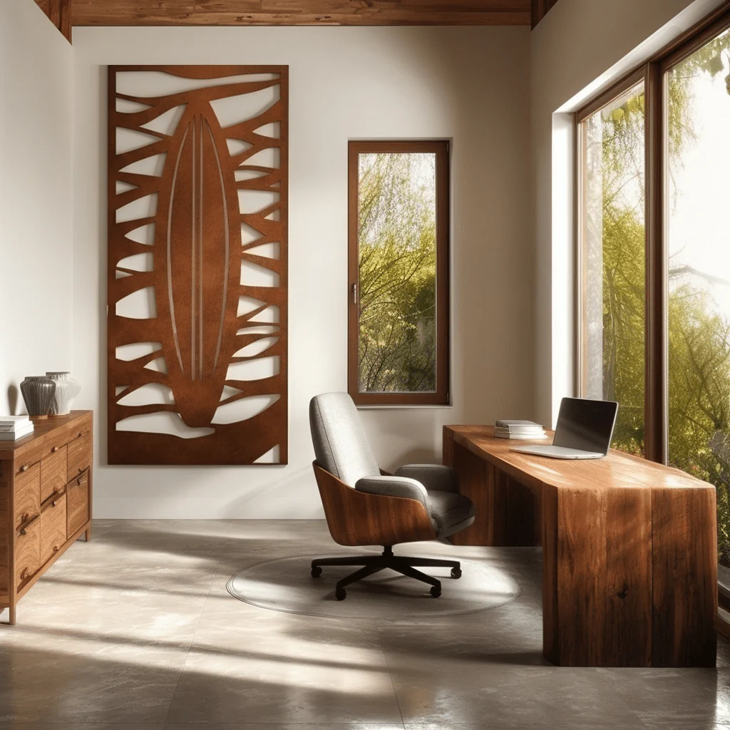 The Paddleboard - Metal Wall Art - Oxide - Image 3