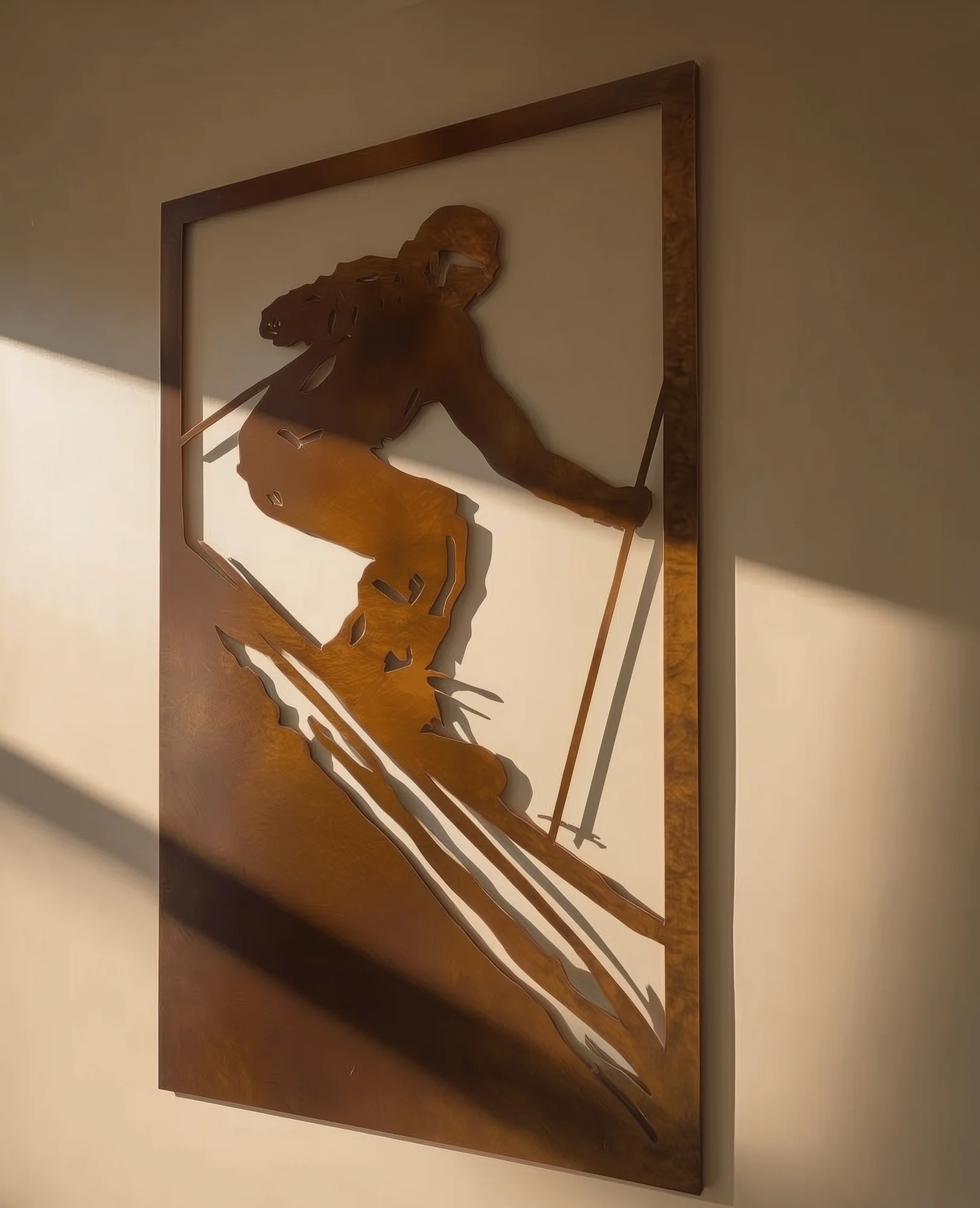 The Parallel - Metal Wall Art - Oxide - Image 3
