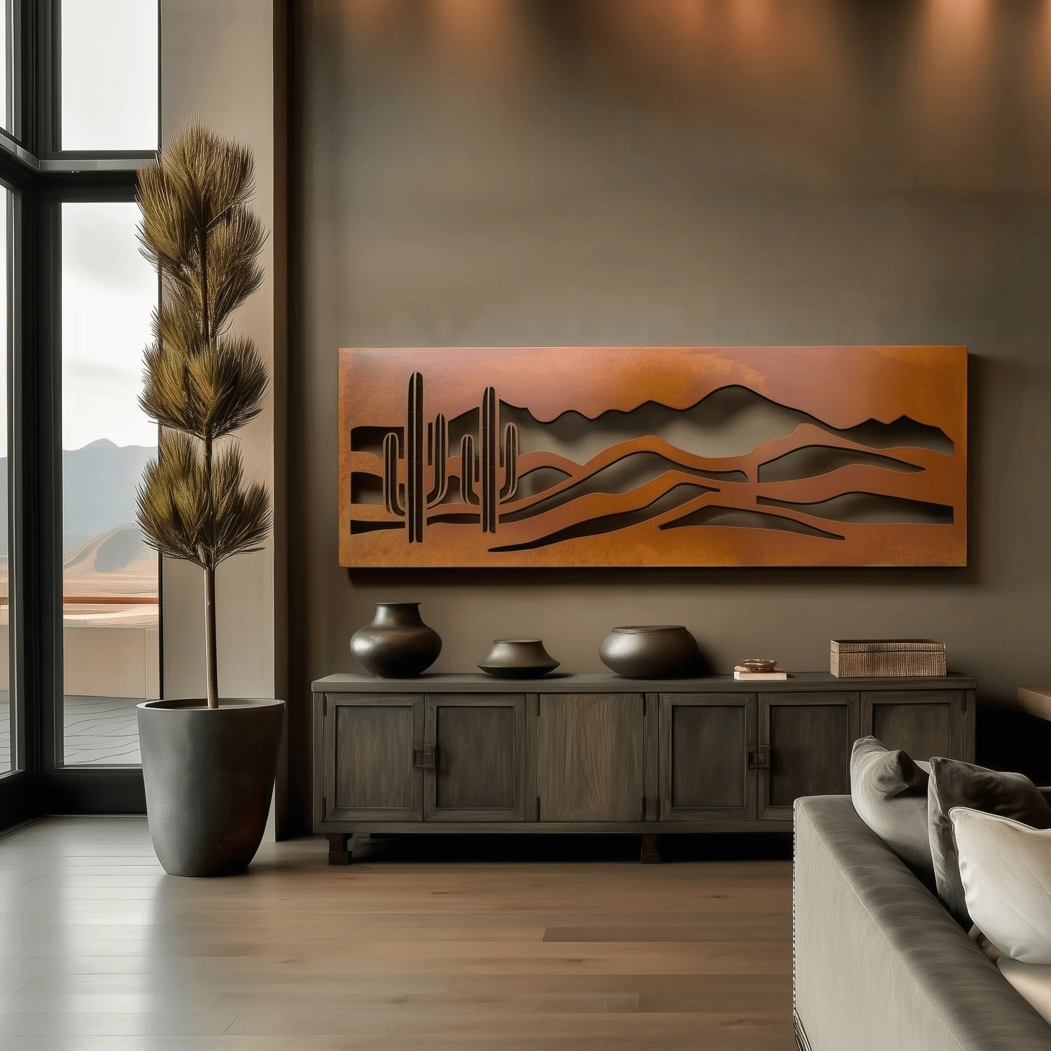 The Sonora Pass - Metal Wall Art - Oxide - Image 3