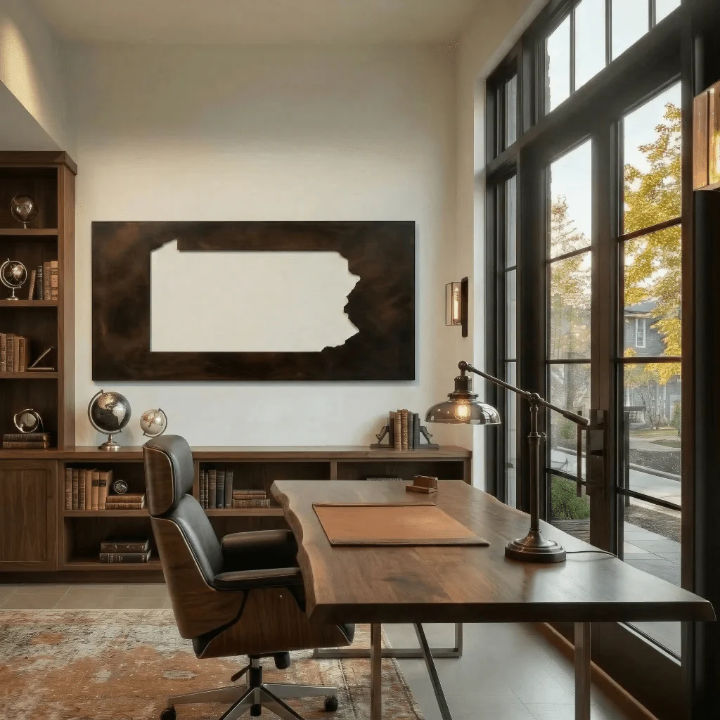 The Pennsylvania - Metal Wall Art - Umber